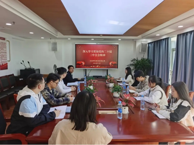 公司团支部组织学习贯彻党的二十届三中全会精神